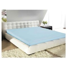 Простыня Guten Morgen трикотажная на резинке 180 х 200 см голубой