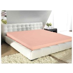 Простыня Guten Morgen трикотажная на резинке 140 х 200 см персик