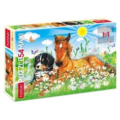 Пазл Hatber Maxi Летняя полянка (54ПЗ3_17376), 54 дет.