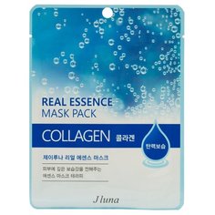 Juno тканевая маска Real Essence Mask Pack с коллагеном, 25 мл