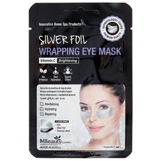 Mbeauty патчи восстанавливающие серебряные фольгированные с витамином С Silver Foil Wrapping Eye Mask (2 шт.)