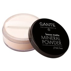 Sante Naturkosmetik Рассыпчатая пудра Loose Matte Mineral Powder 02 Sand