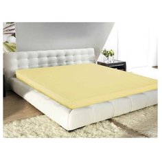 Простыня Guten Morgen трикотажная на резинке 90 х 200 см лимон