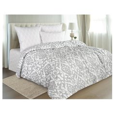 Постельное белье 2-спальное макси Guten Morgen Арабеска 885 70х70 см, бязь серый/белый
