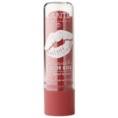 Sante Naturkosmetik Бальзам для губ Smooth Color Kiss Soft Red