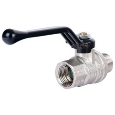 Кран шаровый Bugatti Oregon 03050062 муфтовый (ВР/НР), латунь Ду 15 (1/2")