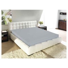 Простыня Guten Morgen трикотажная на резинке 200 х 200 см серый