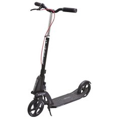 Городской самокат GLOBBER One K Active с ручным тормозом черный