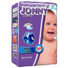 Jonny подгузники 4 (7-18 кг) 60 шт.
