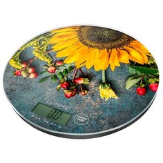 Кухонные весы Lumme LU-1341 летние цветы