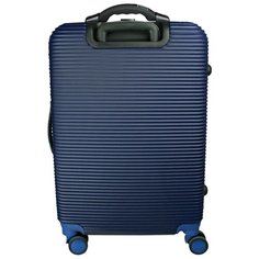 Чемодан PROFFI Tour+Smart пластиковый средний M 59 л, синий