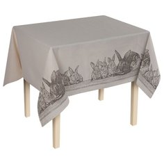 Скатерть Guten Morgen Семья кроликов (СР-Мх-140-185) 140х185 см