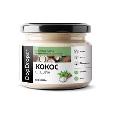 DopDrops Паста ореховая Кокос (стевия) стекло, 250 г