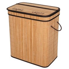 Tatkraft Корзина для белья Find 63x52x32 см бежевый/коричневый