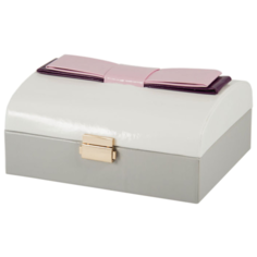 Русские подарки Шкатулка 84702 серый/белый