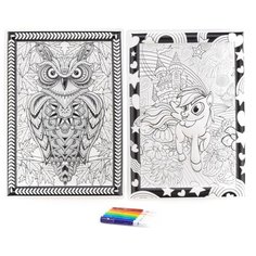 Danko Toys Раскраска Сова и лошадь