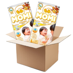 Momi подгузники Premium L (9-14 кг) 100 шт.