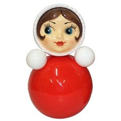 Неваляшка Котовские неваляшки Девочка (6С-007) 26 см красный/белый