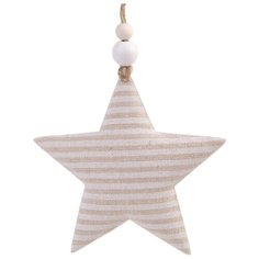 Елочная игрушка Magic Time Звезда (80194) бежевый