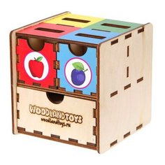 Сортер Woodland Комодик куб Фрукты 119105