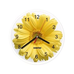 Часы настенные кварцевые CENTEK CT-7102 flower