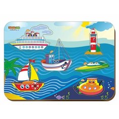 Рамка-вкладыш Woodland Корабли (011402), 6 дет.