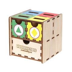 Сортер Woodland Комодик куб Фигуры цвет 119102