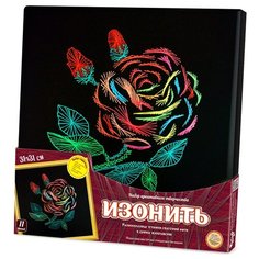 Danko Toys Набор для вышивания Изонить Роза 31 х 31 см (IZN-01-06)