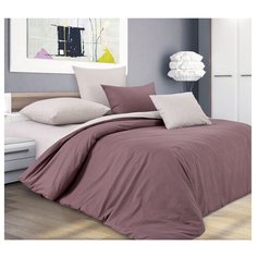 Постельное белье 1.5-спальное Текс-Дизайн Шоколадный крем, перкаль