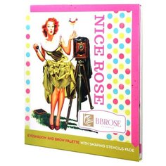 BBROSE Палетка теней для век и бровей Nice Rose