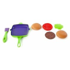 Набор продуктов с посудой Mary Poppins Учимся готовить 453029 зеленый/фиолетовый