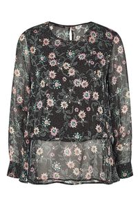 Полупрозрачная блуза с цветочным принтом Cinque