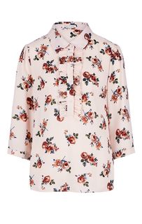 Блуза на пуговицах с цветочным принтом Kocca