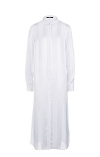 Белая туника-рубашка на пуговицах Guess