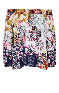 Блуза из вискозы с открытыми плечами Desigual