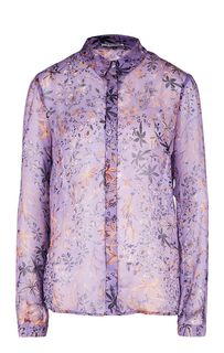 Шелковая блуза с цветочным принтом Liu Jo