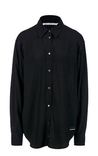 Блуза оверсайз из вискозы Calvin Klein Jeans