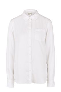 Белая рубашка с нагрудным карманом Wrangler