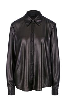 Блуза черного цвета с длинными рукавами Pinko