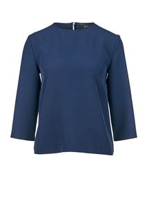 Однотонная блуза из вискозы Anur