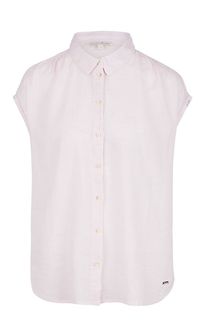 Розовая рубашка с короткими рукавами Tom Tailor Denim