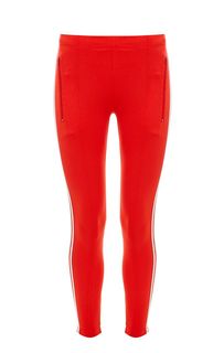 Красные хлопковые брюки со съемными резинками Rich&Royal