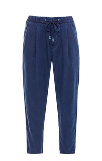 Зауженные синие брюки из денима Pepe Jeans