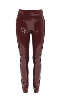 Зауженные брюки бордового цвета Karl Lagerfeld