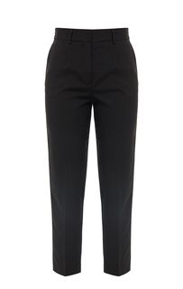 Зауженные черные брюки в классическом стиле Calvin Klein