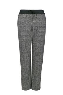 Зауженные брюки из вискозы в клетку Pennyblack