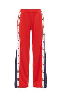 Красные брюки в спортивном стиле Tommy Sport