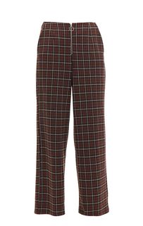 Широкие трикотажные брюки в клетку Vero Moda