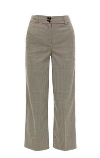 Брюки в клетку широкго кроя Tom Tailor