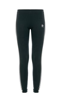 Хлопковые укороченные леггинсы Adidas Originals